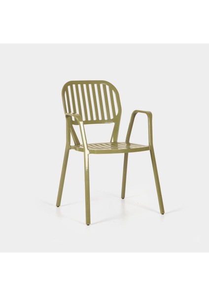 Alüminyum Dış Mekan Sandalye SA260 Ral 6003 Bahçe Yeşili indirimleri