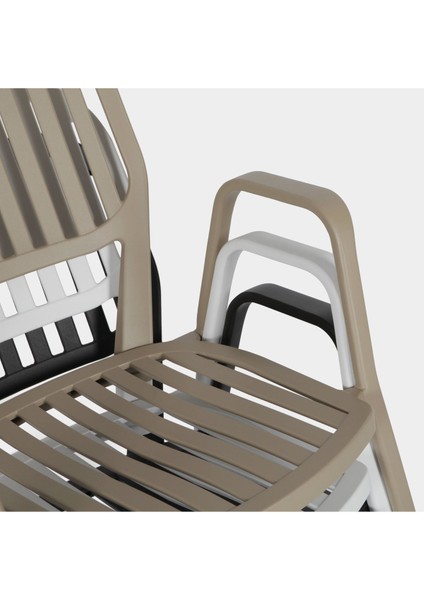 Alüminyum Dış Mekan Sandalye SA260 Ral 6003 Bahçe Yeşili