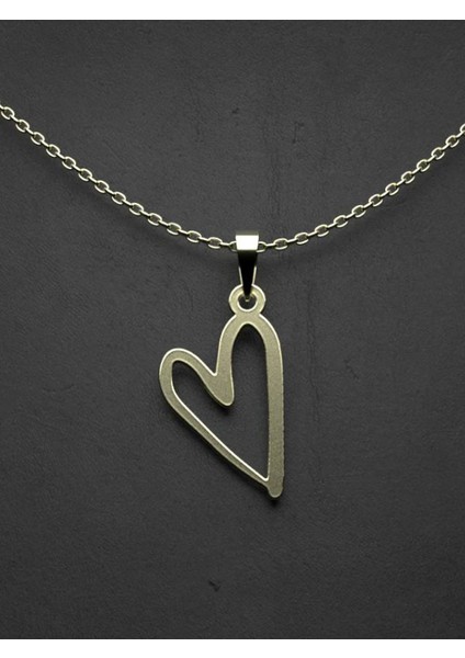 14 Ayar Altın Kalp Kolye Ucu 0.5 Gr, KC17485 Kodlu