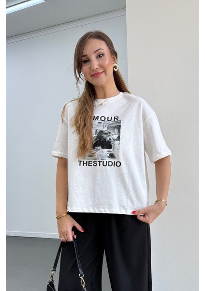 Amour %100 Pamuk Tshirt modelleri