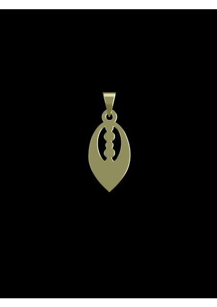 14 Ayar Altın Gözyaşı Damlası Kolye Ucu 0.5 Gr, KC11929 Kodlu
