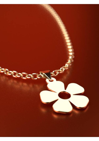 14 Ayar Altın Çiçek Kolye Ucu 0.5 Gr, KC12499 Kodlu fırsatları