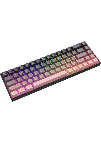 AK680 Kablolu %65 Boy Mekanik Oyuncu Klavyesi-Rainbow Aydınlatma Hot-Swap fırsatları