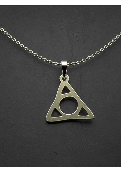 14 Ayar Altın Geometrik Kolye Ucu 0.5 Gr, KC16104 Kodlu