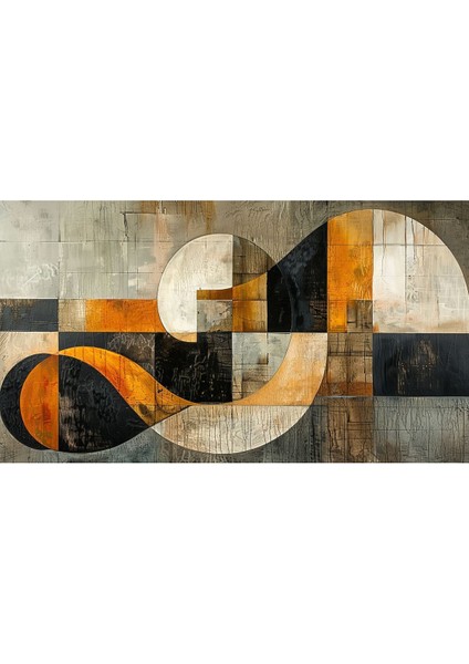 Çok Renkli Döngü Kanvas Tablo, Şık ve Modern Dekorasyon Parçası fiyatları