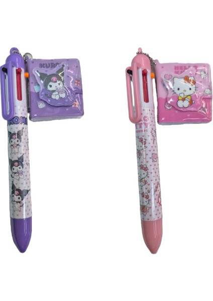 Kuromı Hello Kıtty Tukenmez Kalem 6 Renklı Defter