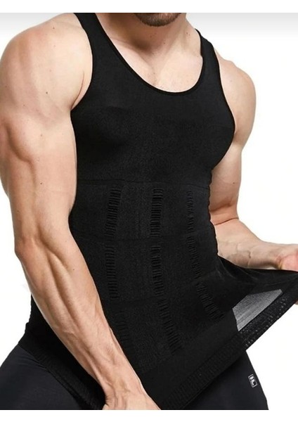 Premium Beyaz Erkek Atlet Korse Atlet Bel Göğüs Göbek Jinekomasti Toparlayıcı Dik Duruş fırsatları