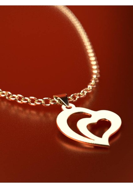 14 Ayar Altın Kalp Kolye Ucu 0.5 Gr, KC11656 Kodlu fırsatları