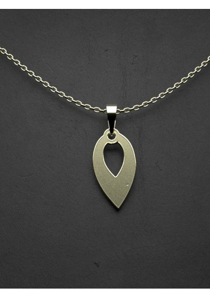 14 Ayar Altın Gözyaşı Damlası Kolye Ucu 0.5 Gr, KC11939 Kodlu