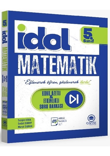 Çanta 2025 5. Sınıf Idol Matematik Konu Özetli Etkinlikli Soru Bankası 4 Fasikül
