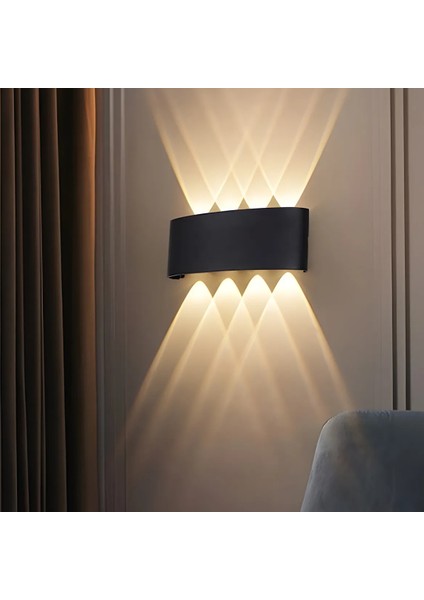 4'lü LED Dış Mekân Duvar Apliği – Yukarı ve Aşağı Işık Veren Suya Dayanıklı Modern Aydınlatma fiyatları