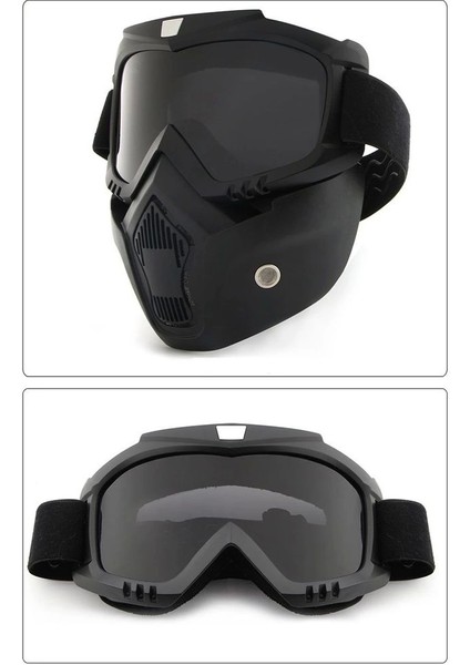 Jet Kask Maskesi Siyah