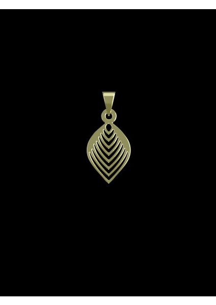 14 Ayar Altın Gözyaşı Damlası Kolye Ucu 0.5 Gr, KC12968 Kodlu