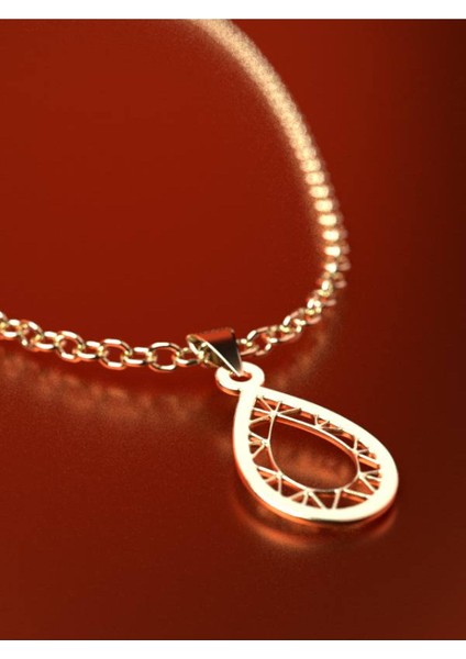 14 Ayar Altın Gözyaşı Damlası Kolye Ucu 0.5 Gr, KC10514 Kodlu fırsatları