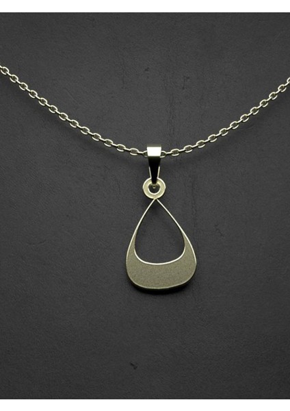 14 Ayar Altın Gözyaşı Damlası Kolye Ucu 0.5 Gr, KC14382 Kodlu