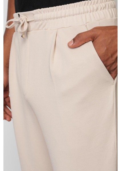 Bej Baggy Fit Erkek Pileli Pantolon E1028 fiyatları