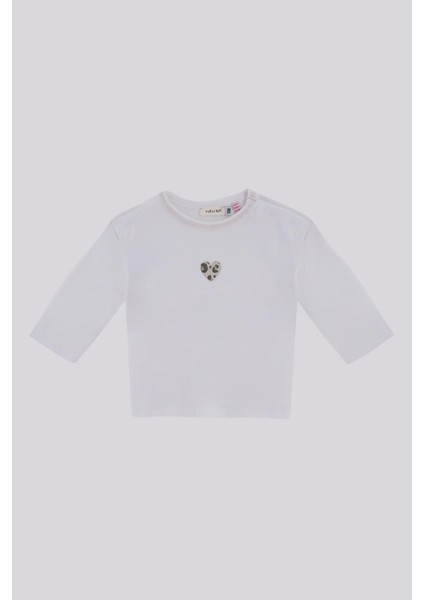Bg Store Kız Bebek Beyaz Tshirt