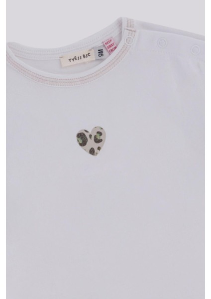 Bg Store Kız Bebek Beyaz Tshirt modelleri