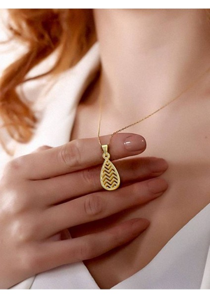 14 Ayar Altın Gözyaşı Damlası Kolye Ucu 0.5 Gr, KC11636 Kodlu modelleri