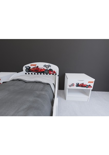 Yarış Arabası Temalı Komidin