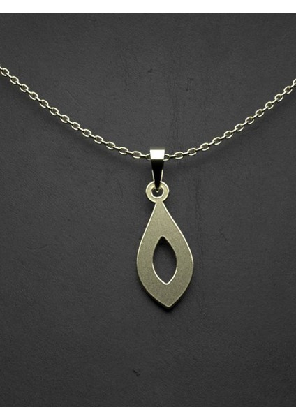 14 Ayar Altın Gözyaşı Damlası Kolye Ucu 0.5 Gr, KC12837 Kodlu