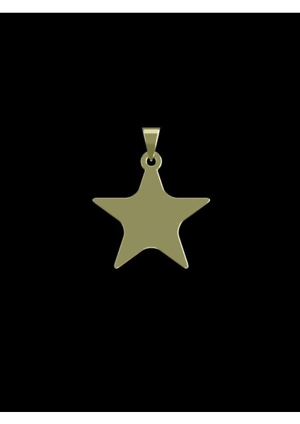 14 Ayar Altın Yıldız Kolye Ucu 0.5 Gr, KC15408 Kodlu