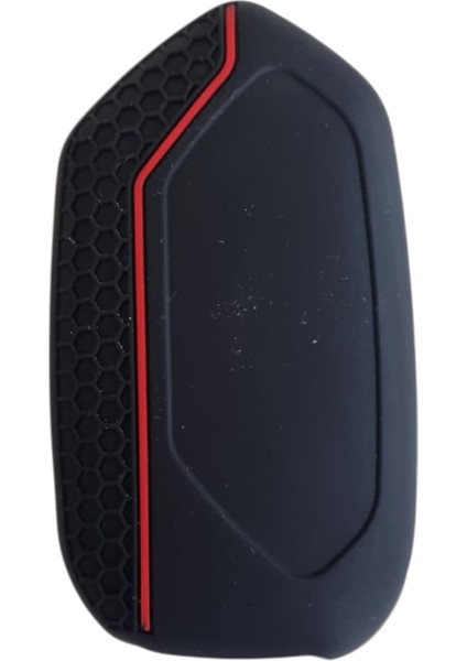 Togg Uyumlu Silikon Anahtar Kılıfı – Siyah Kırmızı Detaylı Koruyucu Kapak fiyatları