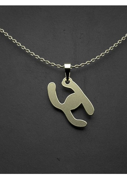 14 Ayar Altın Geometrik Kolye Ucu 0.5 Gr, KC16103 Kodlu