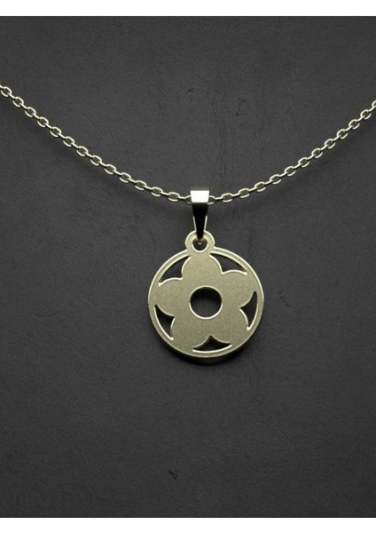 14 Ayar Altın Çiçek Kolye Ucu 0.5 Gr, KC11010 Kodlu