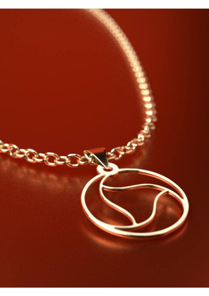 14 Ayar Altın Daire Kolye Ucu 0.5 Gr, KC11817 Kodlu fırsatları