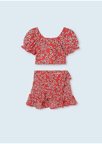 Kız Çocuk Kırmızı Takım Etek fiyatları