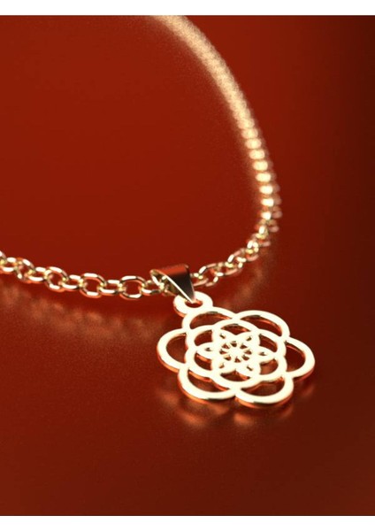 14 Ayar Altın Çiçek Kolye Ucu 0.5 Gr, KC12346 Kodlu fırsatları