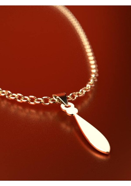 14 Ayar Altın Gözyaşı Damlası Kolye Ucu 0.5 Gr, KC12540 Kodlu fırsatları