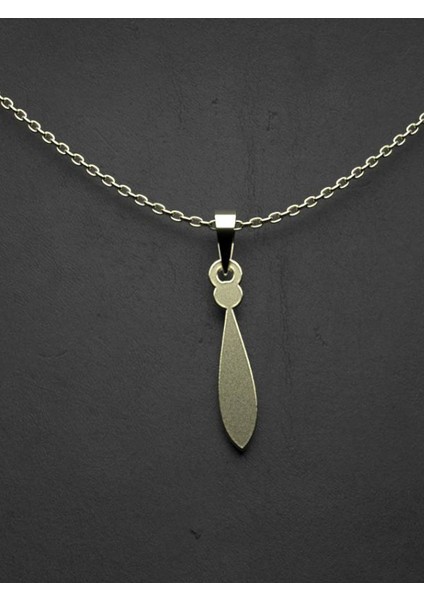 14 Ayar Altın Gözyaşı Damlası Kolye Ucu 0.5 Gr, KC12540 Kodlu