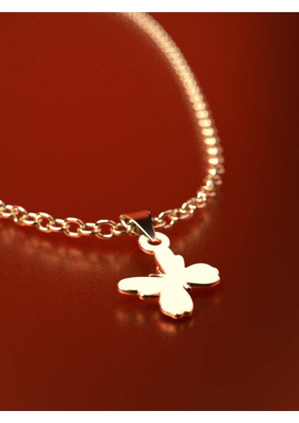 14 Ayar Altın Kelebek Kolye Ucu 0.5 Gr, KC13818 Kodlu fırsatları