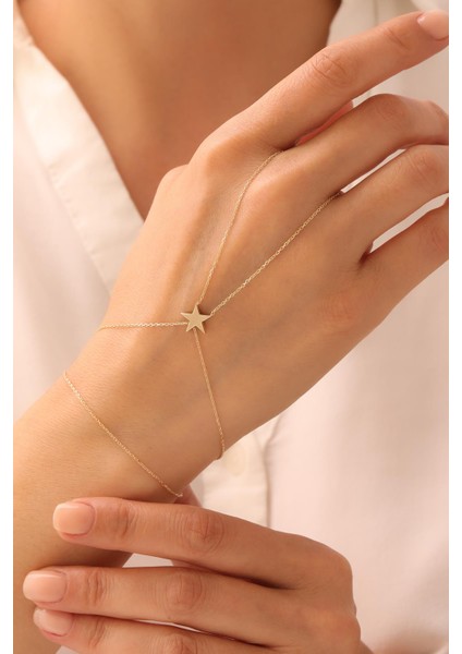 14 Ayar Yıldız Altın Şahmeran