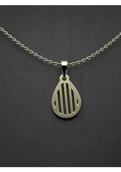 14 Ayar Altın Gözyaşı Damlası Kolye Ucu 0.5 Gr, KC10316 Kodlu