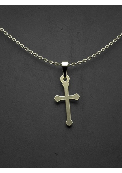 14 Ayar Altın Haç Kolye Ucu 0.5 Gr, KC10940 Kodlu