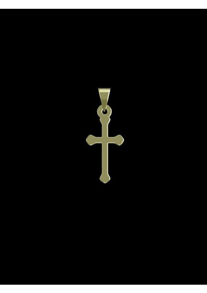 14 Ayar Altın Haç Kolye Ucu 0.5 Gr, KC10940 Kodlu