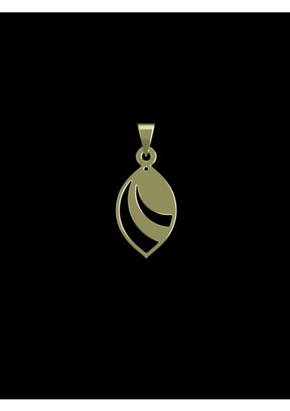 14 Ayar Altın Gözyaşı Damlası Kolye Ucu 0.5 Gr, KC11621 Kodlu