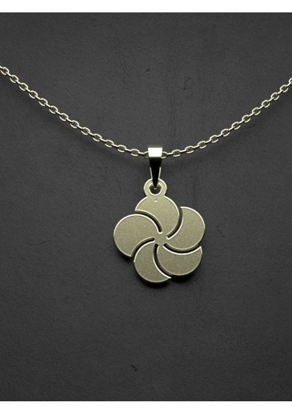 14 Ayar Altın Çiçek Kolye Ucu 0.5 Gr, KC13066 Kodlu