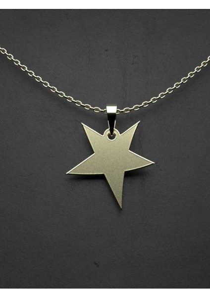 14 Ayar Altın Yıldız Kolye Ucu 0.5 Gr, KC15366 Kodlu