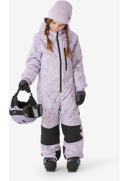 Wedze Çocuk Kayak Tulumu - 5/13 Yaş - Lila - SKI100