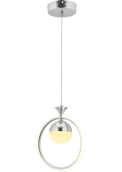 Istanbul Avize Işıl LED Üç Renk Gümüş Lüx Modern Ledli Avize indirimleri