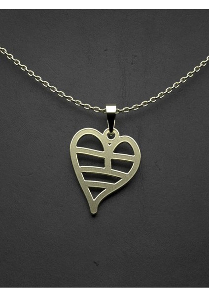 14 Ayar Altın Kalp Kolye Ucu 0.5 Gr, KC17819 Kodlu