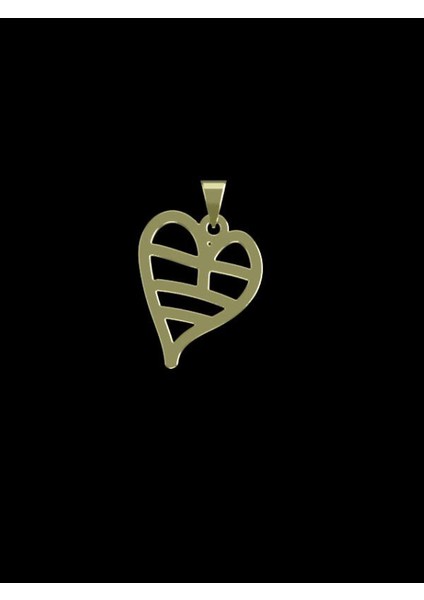 14 Ayar Altın Kalp Kolye Ucu 0.5 Gr, KC17819 Kodlu