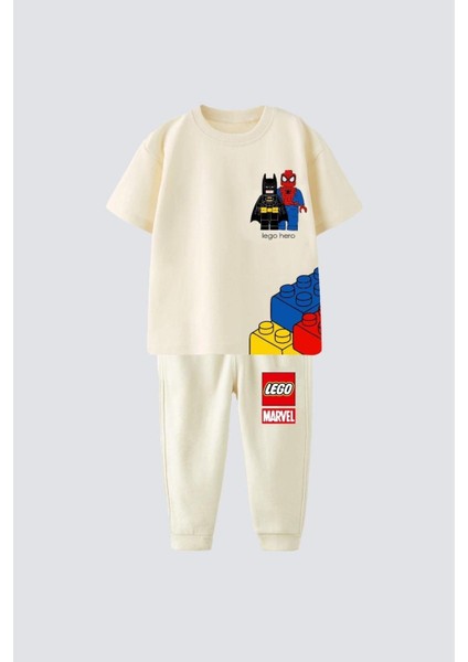 Erkek Çocuk Karakter Baskılı Pamuklu Altüst Takım