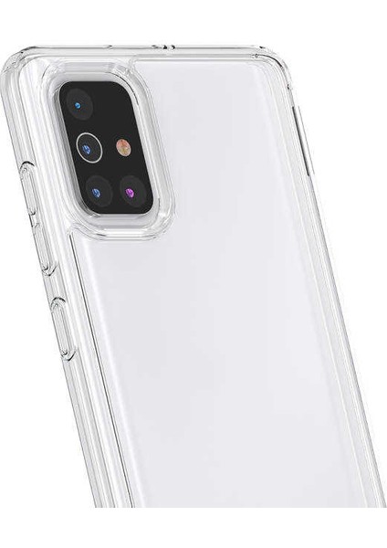 Boss Serisi Samsung Galaxy A71 Şeffaf Kapak