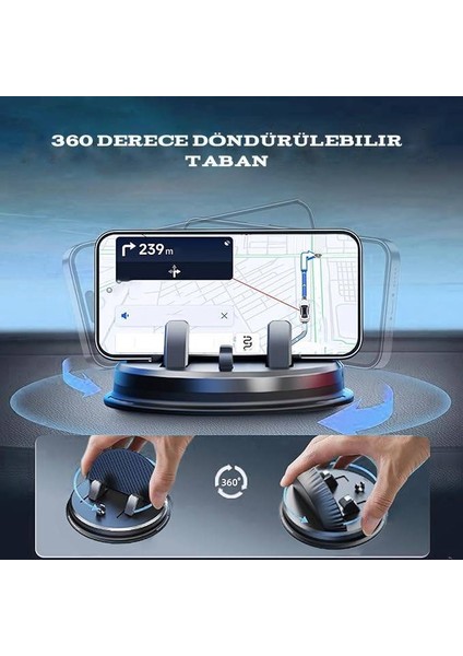 Araç Içi Akıllı Telefon Tutucu Araç Standı 360 Derece Dönüş Güçlü Yapışkan Gelişmiş Stabilite Akıllı Telefon Tutucu fiyatları