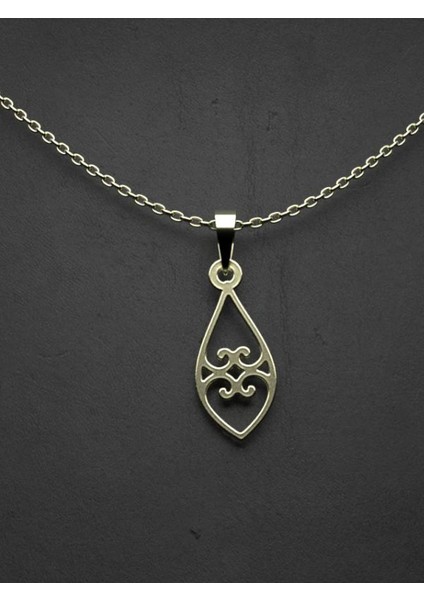 14 Ayar Altın Gözyaşı Damlası Kolye Ucu 0.5 Gr, KC12878 Kodlu